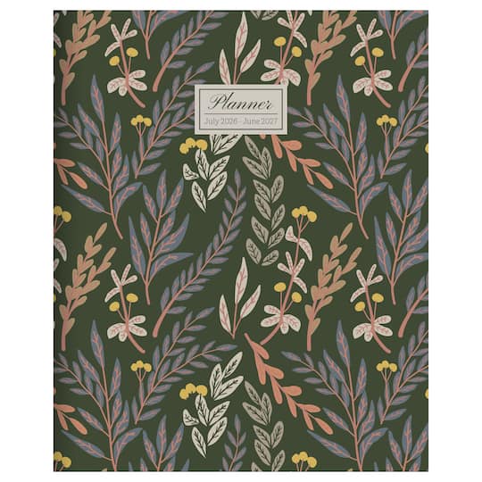 TF Publishing Medium 2026-27 Trailing Blooms Monthly Planner